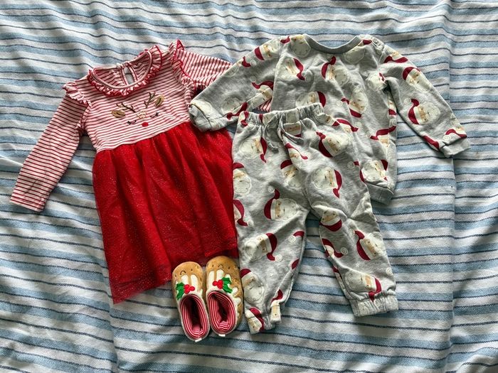 Baby 9-12 months Christmas outfits