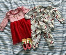Baby 9-12 months Christmas outfits
