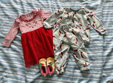 Baby 9-12 months Christmas outfits