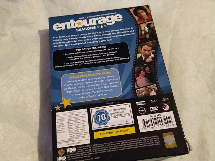 Entourage Seasons 1&2 Dvd Boxset