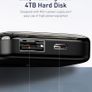 Baseus USB Hub 2.0 4 in 1 USB Port Expander with Micro USB - Black Image 8