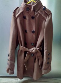 Women's coat with belt
