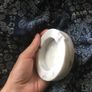 White heavy marble ashtray Image 3