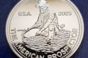 United States  Silver Proof Like 1 Oz - Engelhard The American Prospector .999