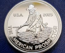 United States  Silver Proof Like 1 Oz - Engelhard The American Prospector .999
