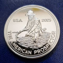 United States  Silver Proof Like 1 Oz - Engelhard The American Prospector .999