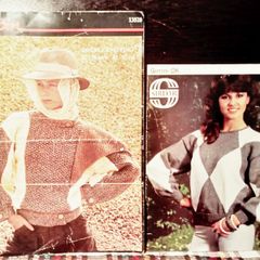 Vintage Knitting Patterns. X 2.