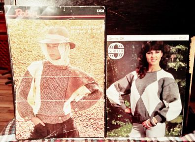 Vintage Knitting Patterns. X 2.