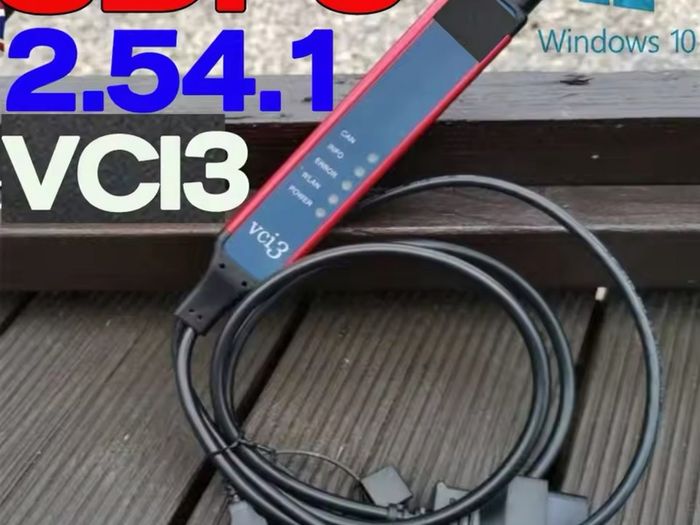 2024 SDP3 2.54 v2.53 VCI3 SCAN Trucks Heavy Duty Diagnostics OBDII Scanner for Scania VCi3 With Activator WIN 10 Unlimited