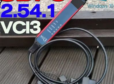 2024 SDP3 2.54 v2.53 VCI3 SCAN Trucks Heavy Duty Diagnostics OBDII Scanner for Scania VCi3 With Activator WIN 10 Unlimited