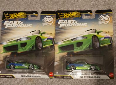 Hot Wheels Premium Fast And Furious 1995 Mitsubishi Eclipse 1/5 X2