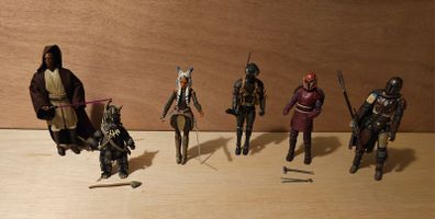 Star Wars Lot Of 6 Figures  6" Scale Black Series As New Out Of Pack