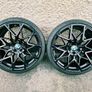 R20 5x112 BMW Style 795M G30 staggered alloy wheels with very good tyres and tpms Image 2