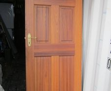 Hard Wood Unglazed Interior 6  Panel Doors X5