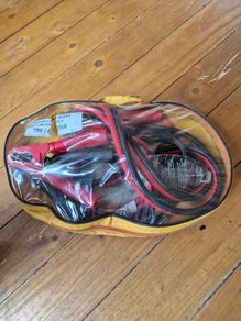 Heavy-Duty Car Battery Jump Leads / Booster Cables in Zip Storage Case