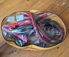 Heavy-Duty Car Battery Jump Leads / Booster Cables in Zip Storage Case