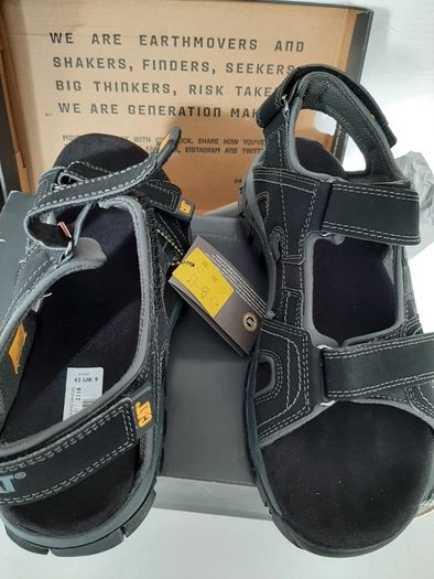 New sandles black caterpillar in box