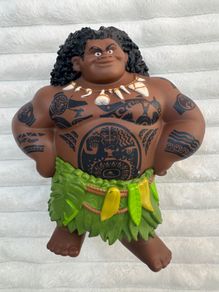 Disney Moana Maui approx. 8" Tribal Tattoos Used Please see pictures