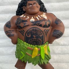 Disney Moana Maui approx. 8" Tribal Tattoos Used Please see pictures