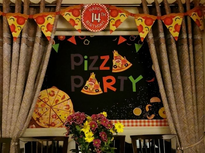 Birthday PIZZA themed decorations