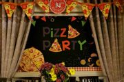 Birthday PIZZA themed decorations