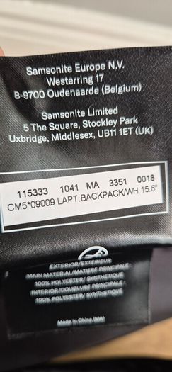 Samsonite Rewind Wheeled Backpack Cabin Bag Black