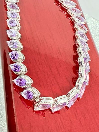 Moroccan Amethyst Cluster Bracelet