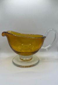 Vintage  Williams Sonoma Amber Glass