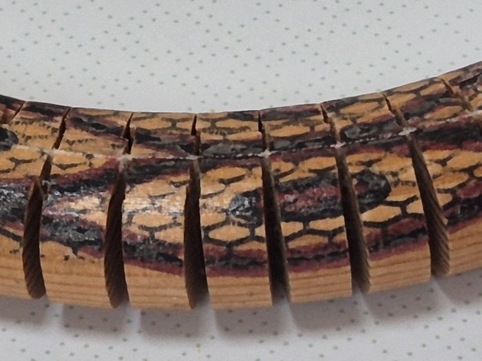 Vintage wooden Snake