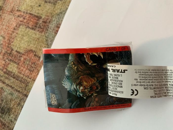 Vintage Sealed Star Wars Topps Promo Heads/Card Lot (1995/1996)