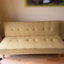 Mustard Yellow Click-Clack Sofa Bed Image 2