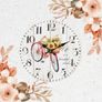 Rustic Country Style Traditional Shabby Chic Red Bicycle Clock Image 4