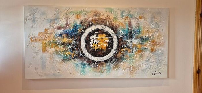 Large abstract painting
