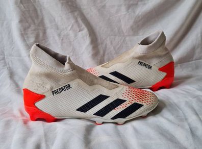 Adidas predator mutador Size 8.5 eu 42.5 white/orange in excellent condition