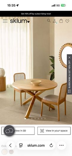 round kitchen table