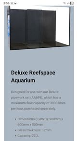 300 liter clear seal tank and sump