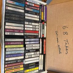 68 Music Tapes for sale (various artists)