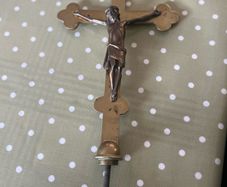 Antique Brass Crucifix