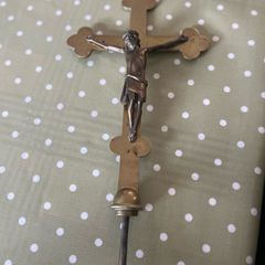 Antique Brass Crucifix