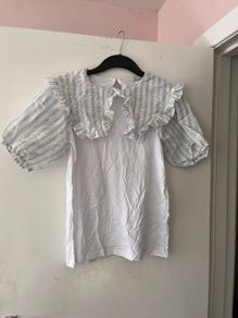 Puffed sleeve t-shirt
