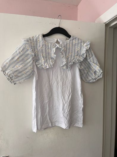 Puffed sleeve t-shirt