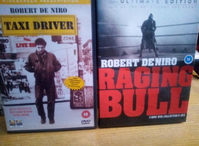 Taxi Driver & Raging Bull Dvd Robert De Niro Classic Movies