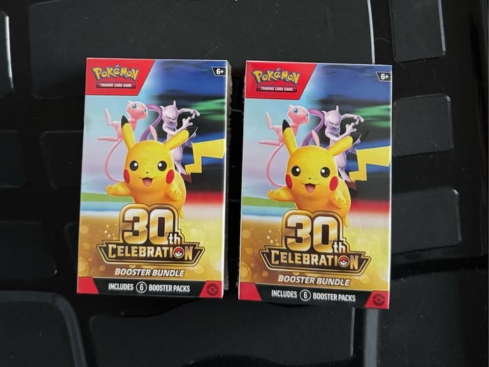 pokemon 30th anniversary booster bundle x2