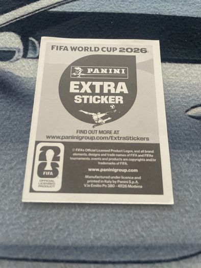 Extra sticker vini jr purple edition panini