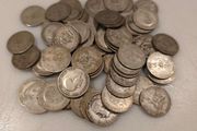English one shilling coins