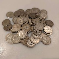 English one shilling coins