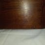 Antique \ Vintage Serving Dark Hardwood Tray Image 2
