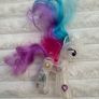 My Little Pony Princess Celestia Explore Equestria Sparkle Bright Light Up DAMAGED approx. 10 cm. Used Please see photos Image 10