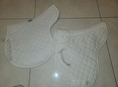 2 x saddle pads pony size
