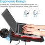 Laptop and Notebook Cooling Pad With 6 Fans at 1400 RPM and Red LED Laptop Cooler fits up tp 19" Image 5
